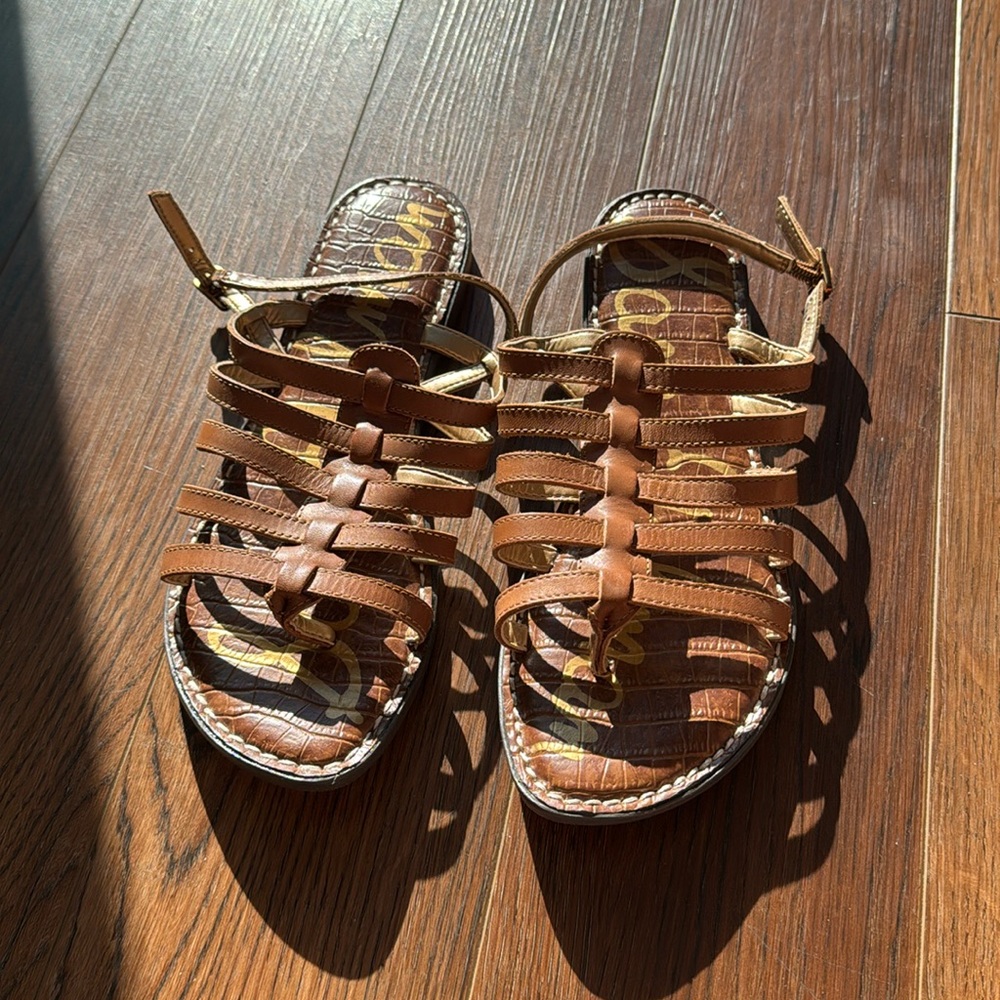 Sam Edelman Brown Strappy Sandals